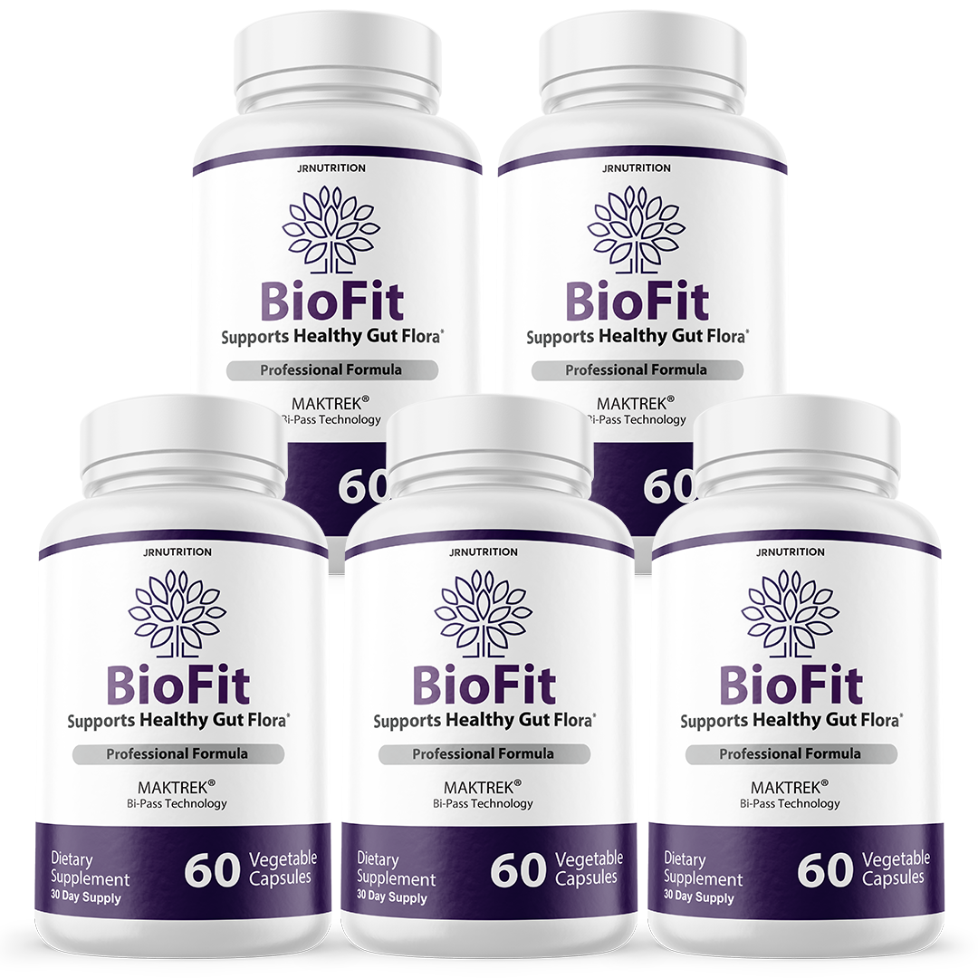 BioFit Probiotic Dietary Supplement - Official Formula - 5 Bottles